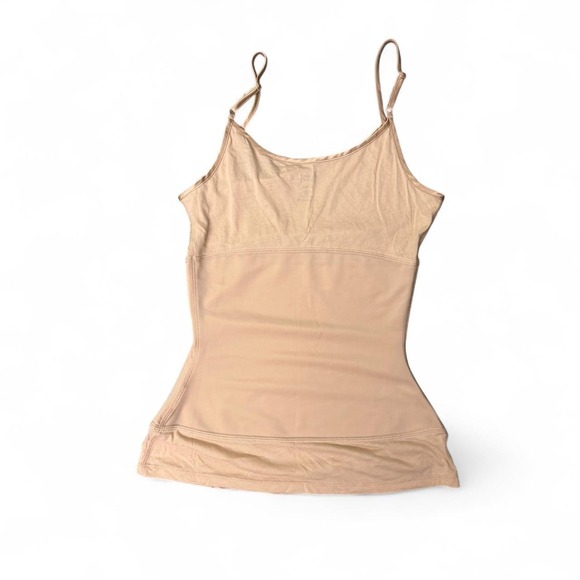 Yummie Tummie Tops - NWOT Y2K Yummie Tummie by Heather Thomson beige tank top womens size M Reg